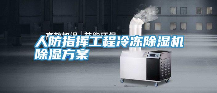人防指揮工程冷凍除濕機除濕方案