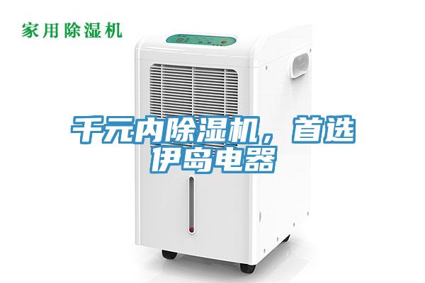 千元內除濕機，首選伊島電器