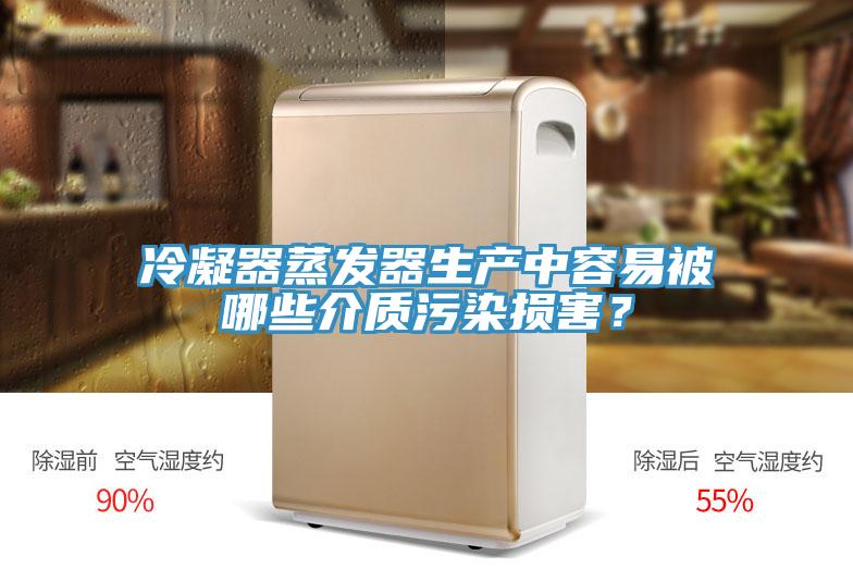 冷凝器蒸發器生產中容易被哪些介質污染損害？