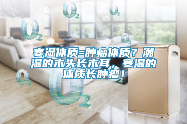 寒濕體質=腫瘤體質？潮濕的木頭長木耳，寒濕的體質長腫瘤！