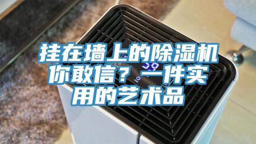 掛在墻上的除濕機(jī)你敢信？一件實(shí)用的藝術(shù)品