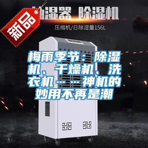 梅雨季節：除濕機、干燥機、洗衣機……神機的妙用不再是潮
