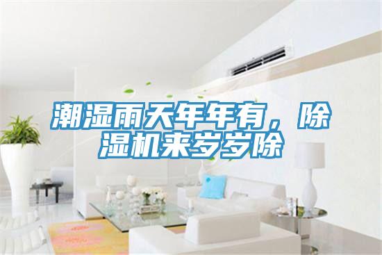 潮濕雨天年年有,除濕機來歲歲除