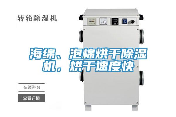 海綿、泡棉烘干除濕機，烘干速度快