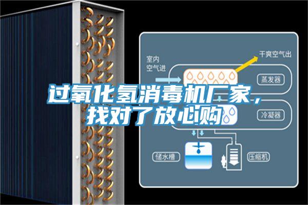 過氧化氫消毒機廠家,找對了放心購