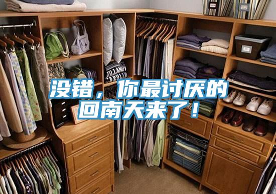沒錯，你最討厭的回南天來了！