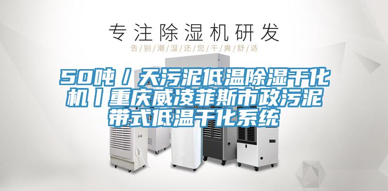 50噸／天污泥低溫除濕干化機(jī)丨重慶威凌菲斯市政污泥帶式低溫干化系統(tǒng)