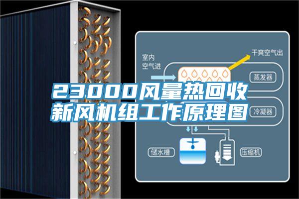 23000風(fēng)量熱回收新風(fēng)機(jī)組工作原理圖