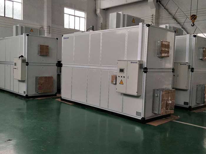 濟南銘威化工鋰電池鈷酸鋰零下40℃露點，三臺全新風轉輪除濕機組